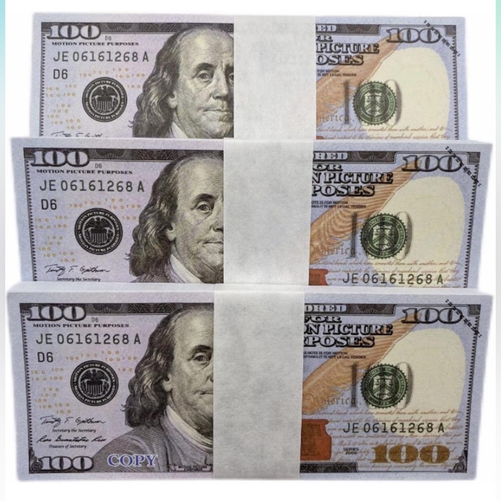 $100 Bill Cash Envelope Placeholders (10pk)